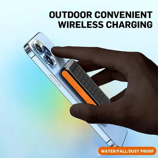 5000mAh Wireless Solar Magnetic Power Bank